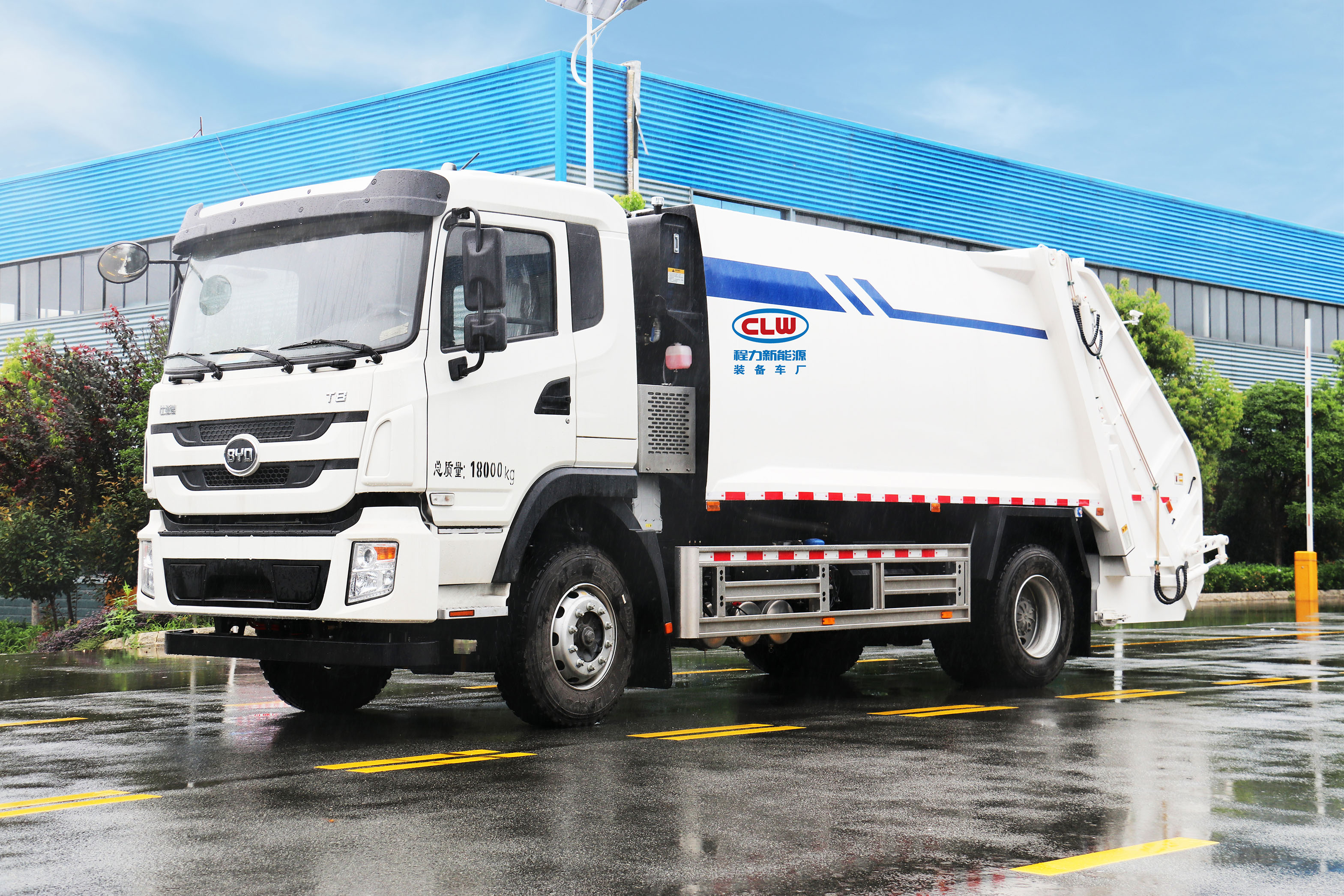 12方比亞迪T8純電動(dòng)壓縮垃圾車(chē)